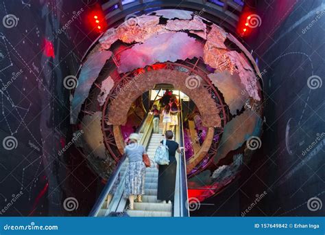 London, England - August 22, 2019 - Dinosaur Exhibition in London S ...