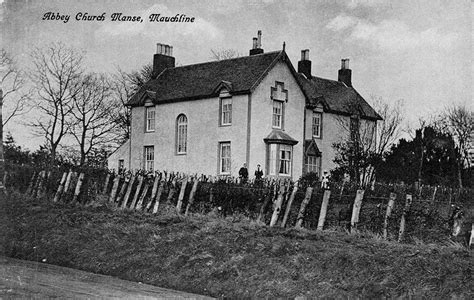 Mauchline - Abbey Kirk Manse, Sorn Road