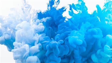 Blue White Ink Smoke Blue Aesthetic, HD wallpaper | Peakpx