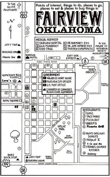 Fairview City Map - Fairview Oklahoma • mappery