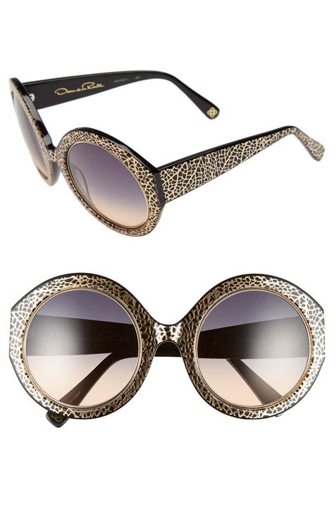 Oscar de la Renta 54mm Round Sunglasses | Nordstrom