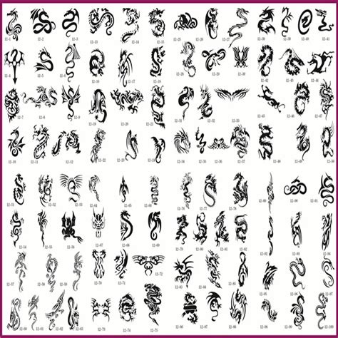 Online Buy Wholesale dragon tattoo stencil from China dragon tattoo ...