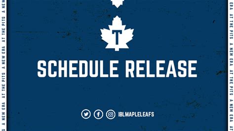 News: Maple Leafs Release 2023 Schedule - Toronto Maple Leafs Baseball Club