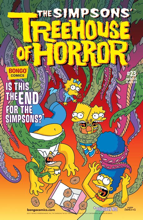 Comics Review: The Simpsons' Treehouse of Horror #23 - Bubbleblabber