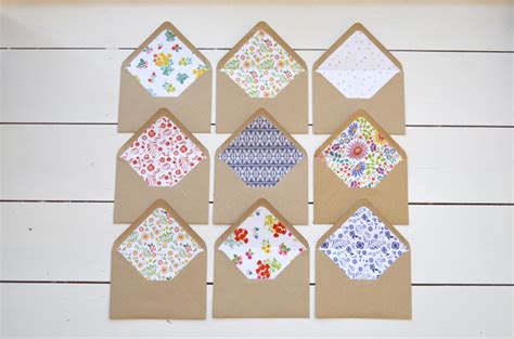 HOW TO – DIY envelope liners - Lucy Says I Do