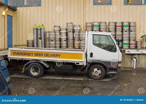 Beer Delivery Truck Stock Photography - Image: 18164602