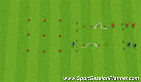 Football/Soccer: Tic Tac Toe Fun Dribbling Game (Small-Sided Games, Beginner)