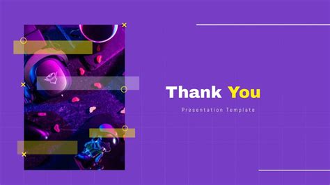 Purple And Yellow Theme Slides Template - SlideKit