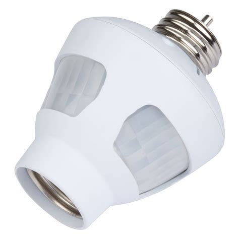 Shop Utilitech White Motion Sensor/Dusk-To-Dawn Light Control at Lowes.com