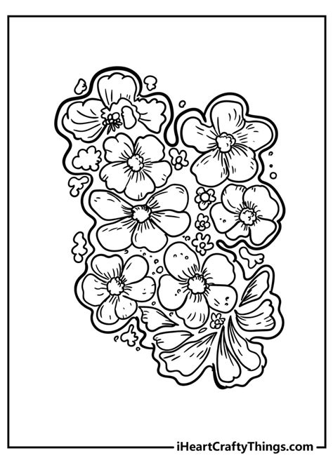 Printable Coloring Pages For Kids Flowers