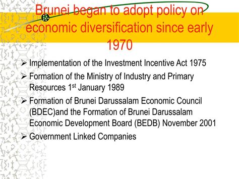 PPT - Diversification of Brunei Darussalam’s Economy: The Challenges and Opportunities ...