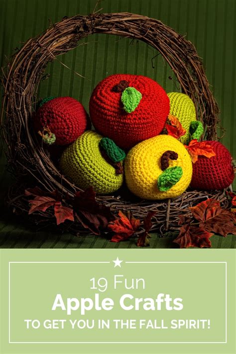 19 Fun Apple Crafts to Get You In the Fall Spirit! - thegoodstuff