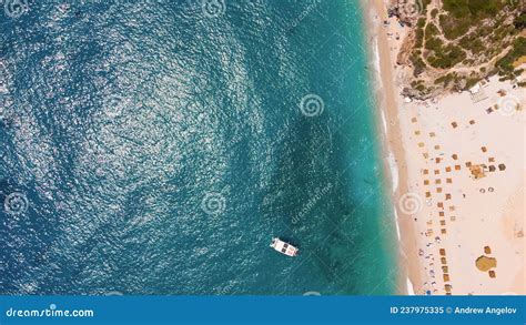 Gjipe Beach, Famous Beach in Albania Stock Image - Image of mountain ...