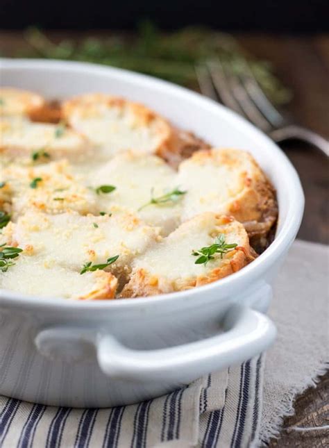 Incredibly Easy French Onion Soup Casserole - The Seasoned Mom