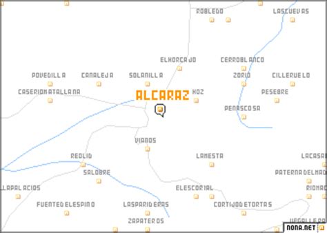 Alcaraz (Spain) map - nona.net