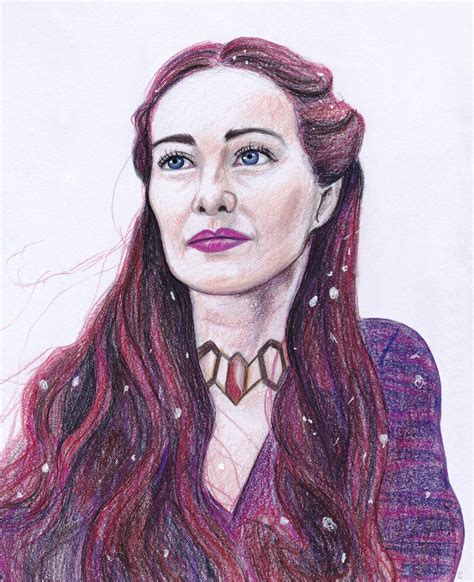 Melisandre Red Priestess Fine Art Print. Game of Thrones got - Etsy