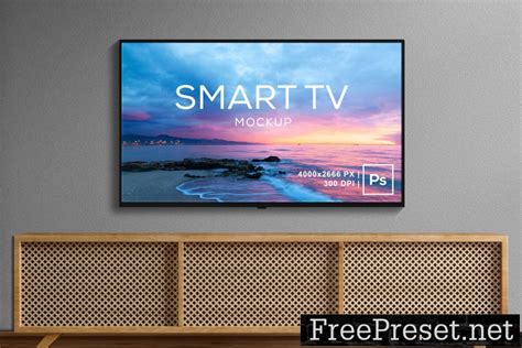 Smart Tv Mockup v1 VBA3839