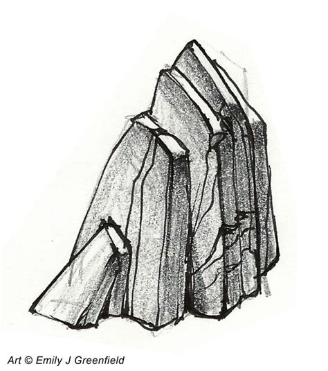 Emily's Sketchblog: April 2012 | Drawing rocks, Nature art drawings ...