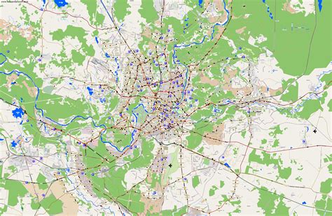 City maps Vilnius