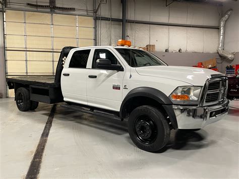 Used 2012 Ram 5500 Flatbed Crew Cab - 6.7 Cummins Turbo-Diesel - 5TH WHEEL - Low Miles For Sale ...