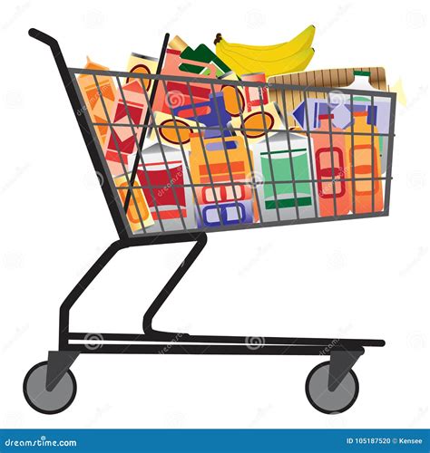 Man Loaded With Shopping Bags Cartoon Vector Illustration On A White Background | CartoonDealer ...
