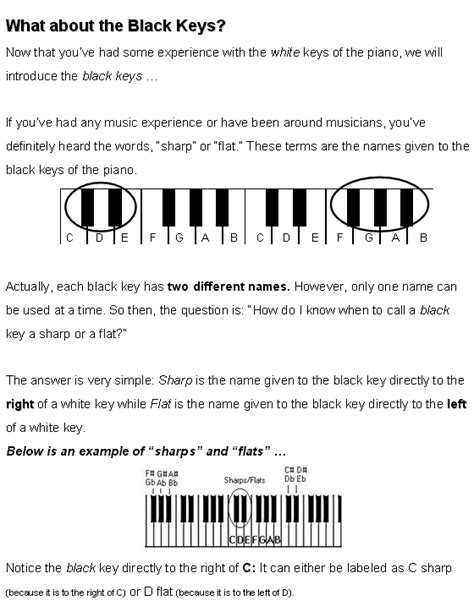 Sharps and Flats... beginner lesson - Hear and Play Music Learning Center