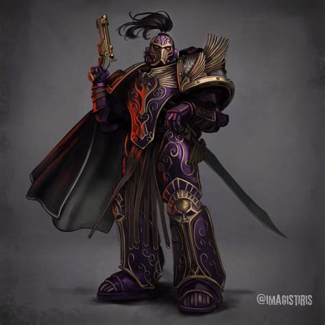 ArtStation - Emperor's children - Warhammer 30k fanart