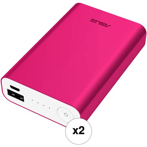 ASUS ZenPower 10050mAh Portable Battery 2-Pack (Pink) B&H Photo