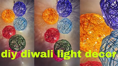 diy diwali light decor -easy tutorial #diy #diycrafts #diwali # ...