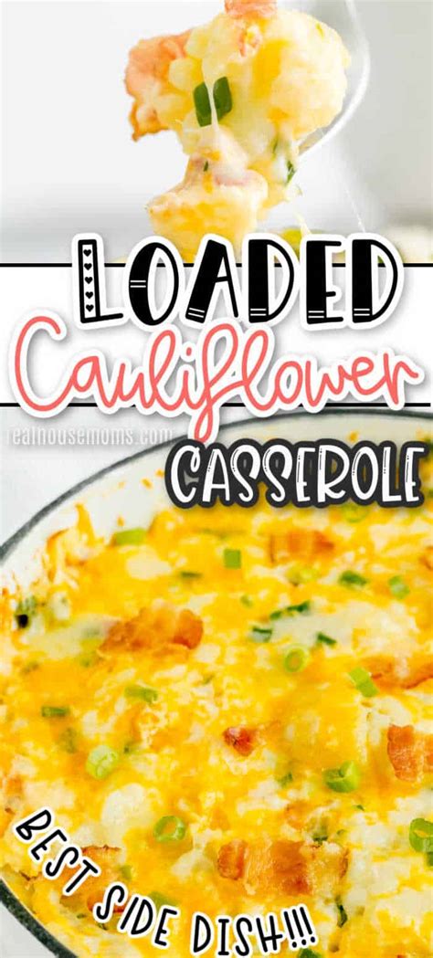 Loaded Cauliflower Casserole ⋆ Real Housemoms