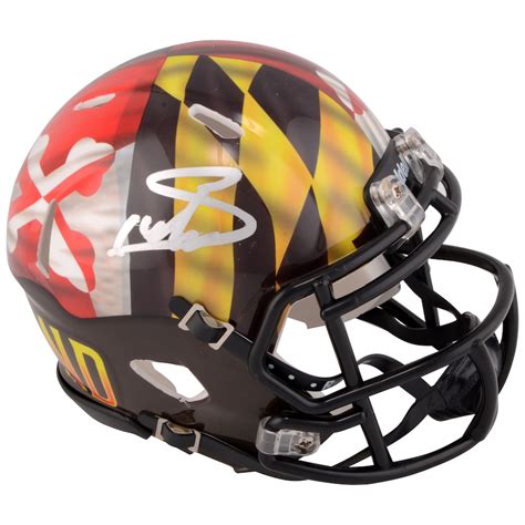 Fanatics Authentic Stefon Diggs Maryland Terrapins Autographed Riddell Speed Mini Helmet