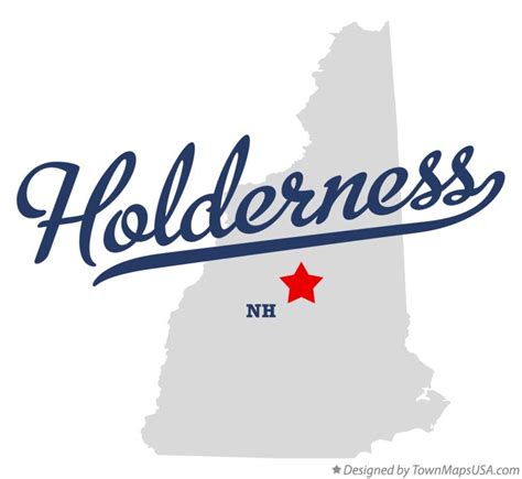 Map of Holderness, NH, New Hampshire