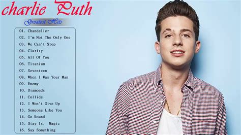 charlie Puth Greatest Hits // charlie Puth Best Songs // Best Songs ...