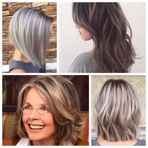 Highlights Hair Idea: Highlights Hair Gray in 2020 | Gray hair ...