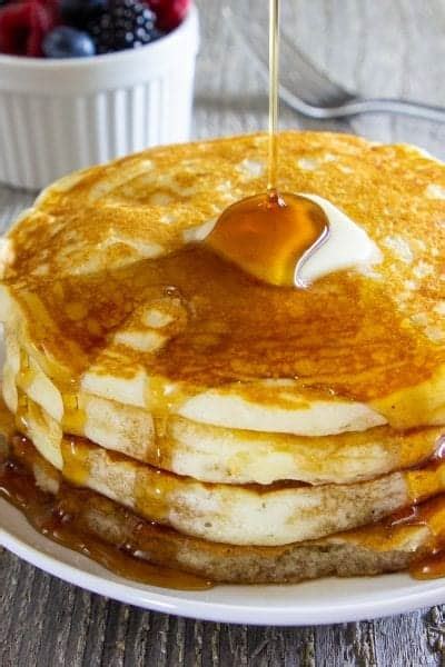 Homemade Buttermilk Pancake Batter Recipe - Simply Home Cooked