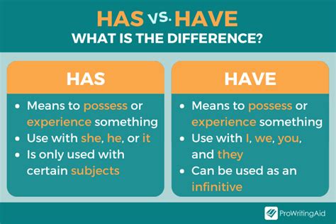 Have vs Has: What's the Difference? (2023)