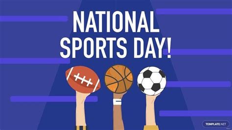 National Sports Day Banner Background in Illustrator, SVG, JPG, EPS ...