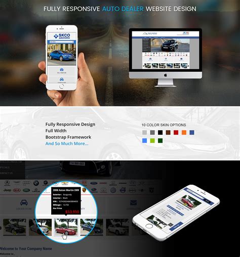 Car Dealer Template Design :: Behance