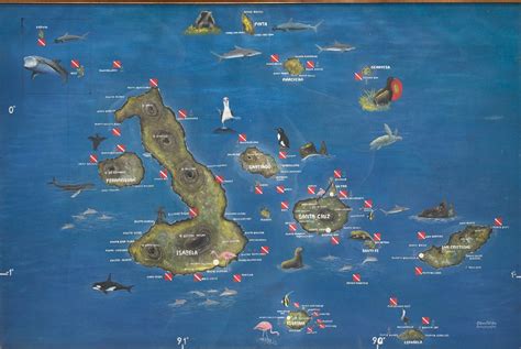 Map of the Galapagos Archipelago (Best Viewed in "Original… | Flickr