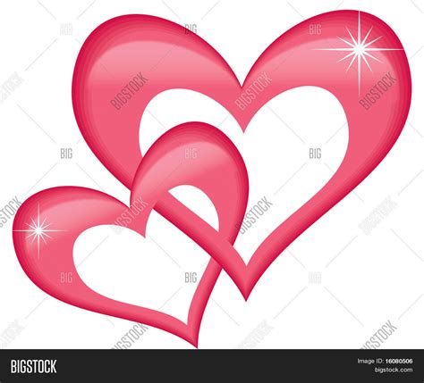 Double Heart Vector & Photo (Free Trial) | Bigstock