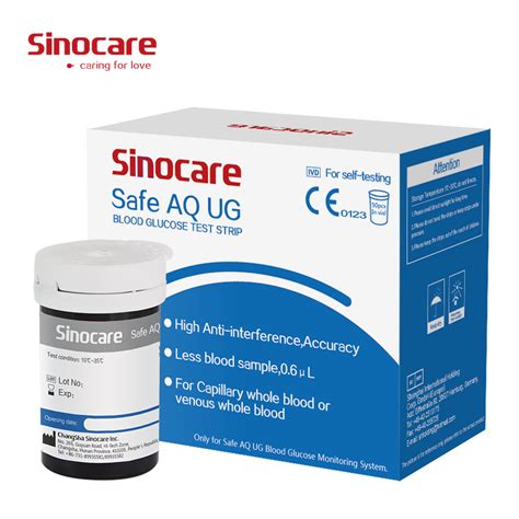 Sinocare Blood Glucose Test Strips & Lancets