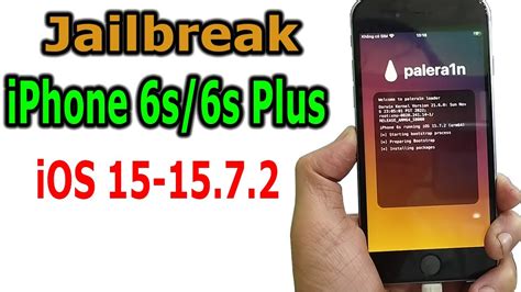 Cách Jailbreak iPhone 6s/6s Plus iOS 15-15.7.2 trên Windows - YouTube