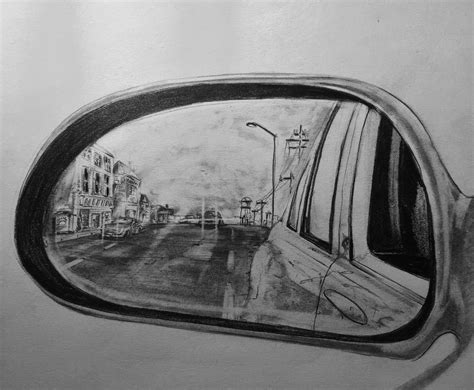 Mirror Reflection Sketch at PaintingValley.com | Explore collection of ...