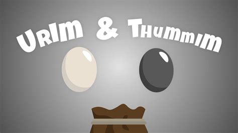 The Story of the Urim & Thummim | Urim and thummim, How to plan, Stories