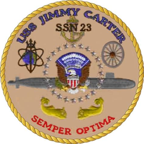 USS Jimmy Carter SSN-23 Crest - USS Jimmy Carter - Wikipedia | Jimmy carter, Us navy submarines ...