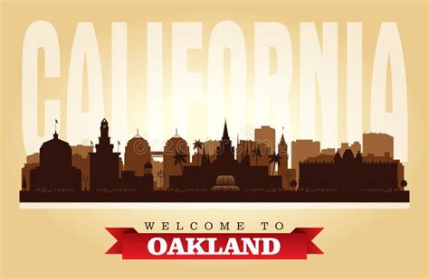 Oakland Skyline Silhouette Vector Stock Illustrations – 72 Oakland ...