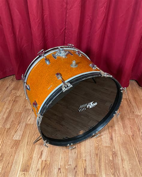 Vintage Kent 14x22 Bass Drum Gold Sparkle 22x14 – Drugan's Drums & Guitars