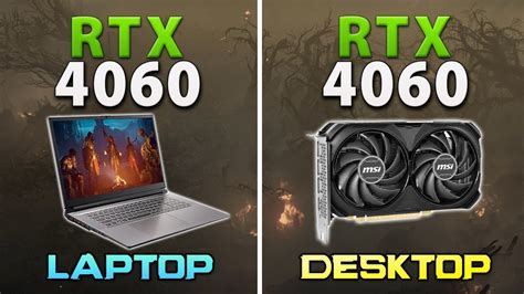 RTX 4060 - Laptop vs Desktop // Test in 8 Games | 1080p - YouTube