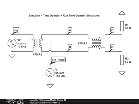 Common Mode Choke 01 - CircuitLab