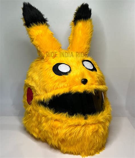 Pikachu Helmet Cover for Motorcycle Helmet - Etsy